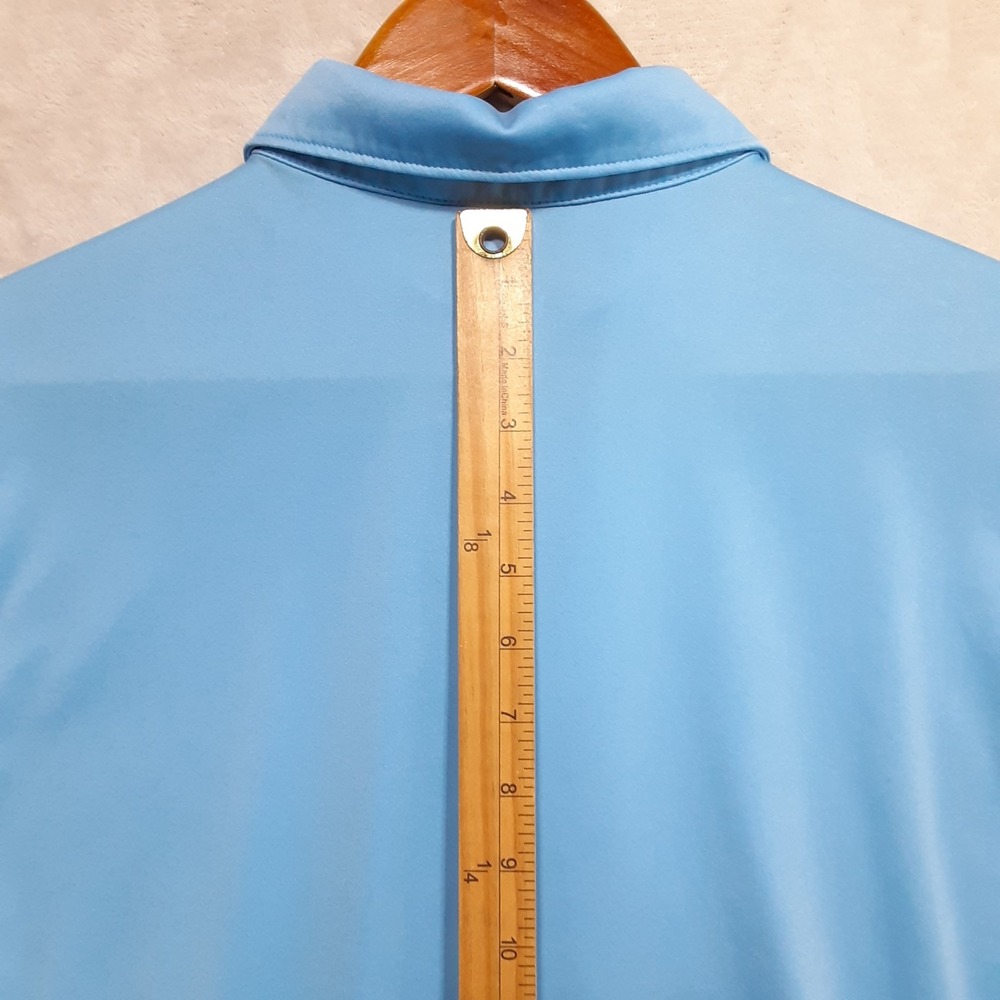 Huk Pursuit Mens Performance Polo Medium Marolina Blue UPF 50 - Picture 6 of 8